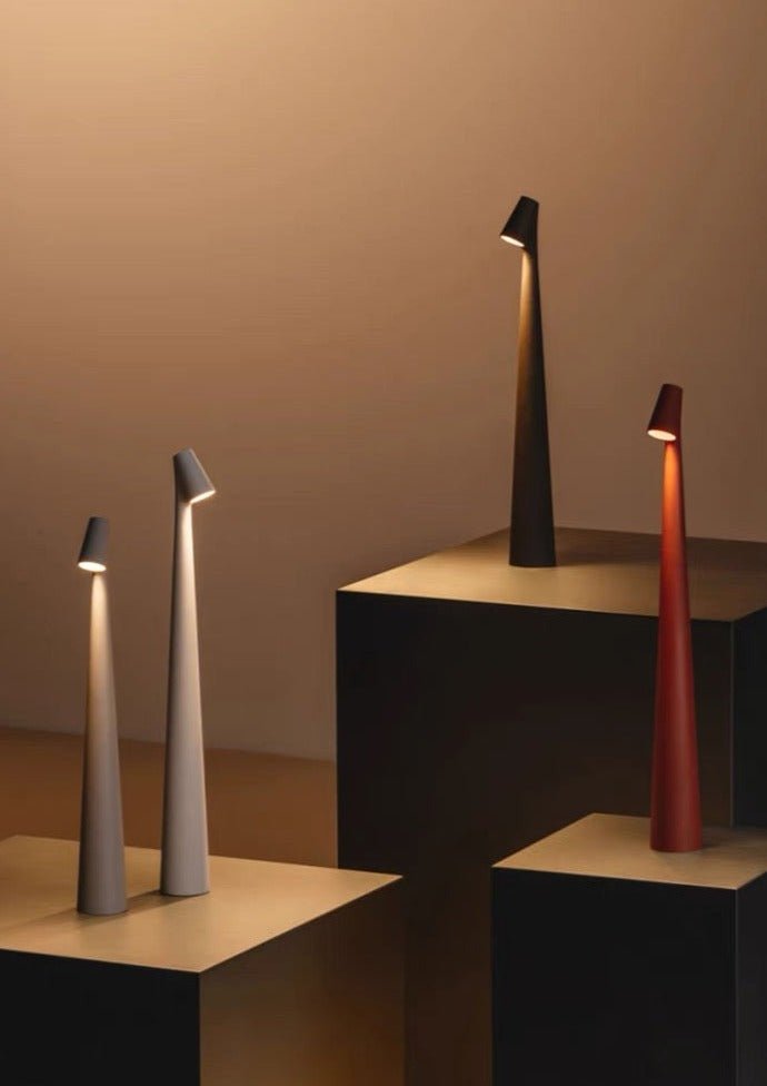 Nordic Portable Table Beside Lamp, Modern Dimmable LED Nursery Light